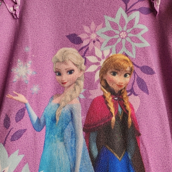 Disney store Frozen purple nightgown Size 9/10 - Picture 3 of 10